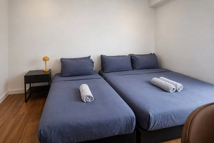 Baby-Ready, bedroom 2: queen bed, single bed